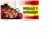 Ristorante Etnico  Paella y Sangria