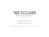 Dettagli Ristorante 800 Siciliano
